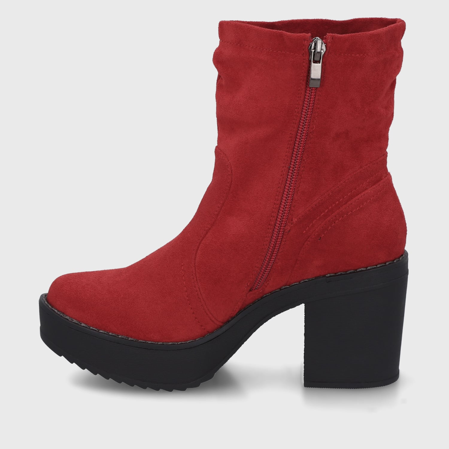 BOTIN TACO ROJO MUJER C7330 - 4