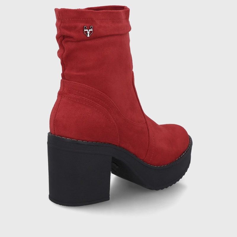 BOTIN TACO ROJO MUJER C7330 - 5