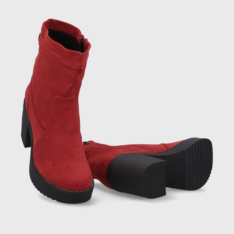 BOTIN TACO ROJO MUJER C7330 - 7