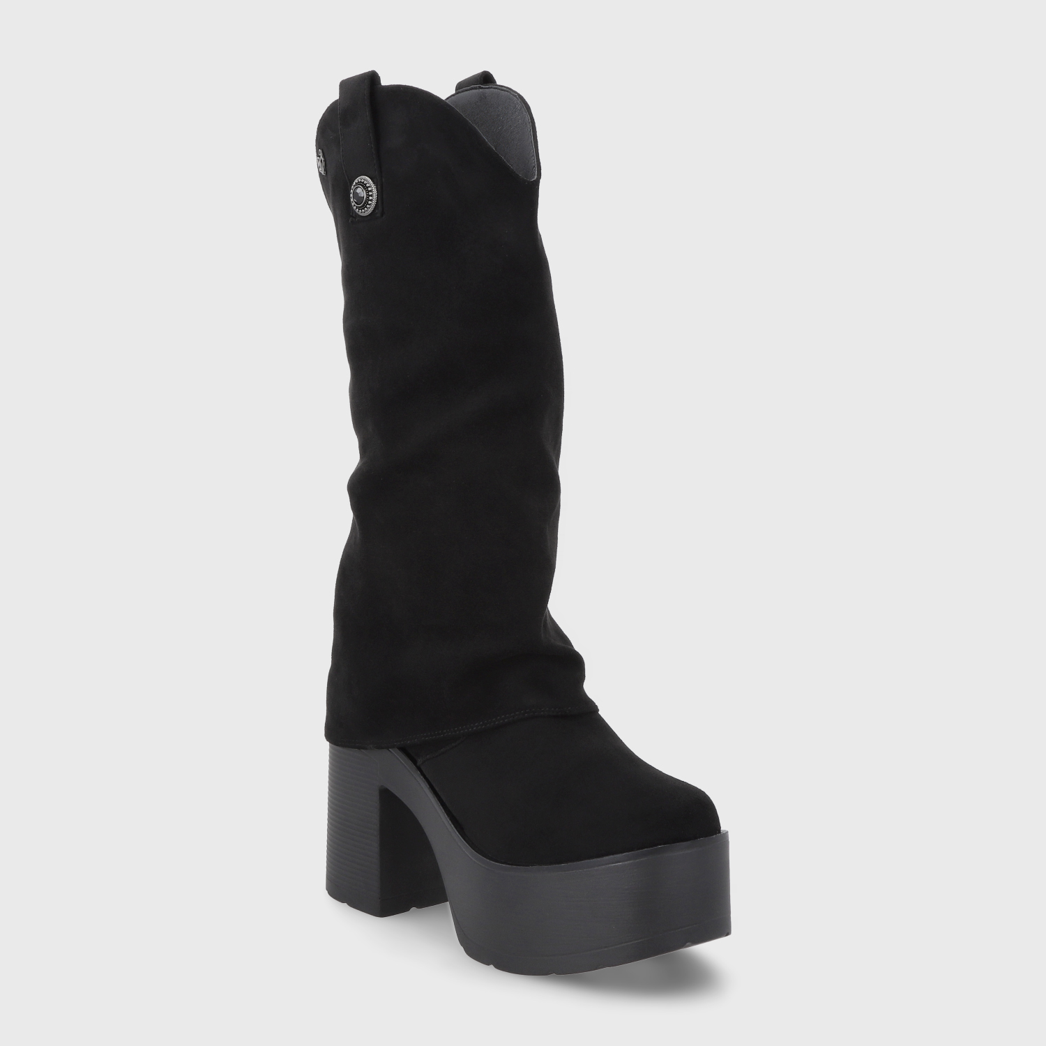 BOTA PLATAFORMA NEGRA MUJER 15039 - 2