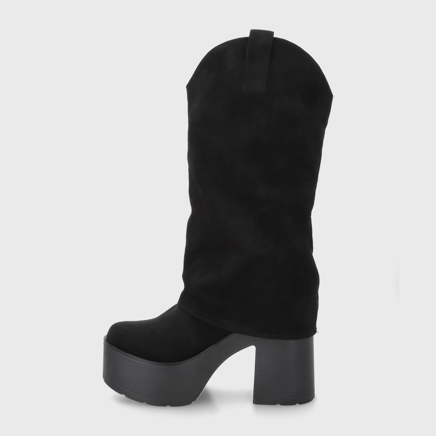BOTA PLATAFORMA NEGRA MUJER 15039 - 4