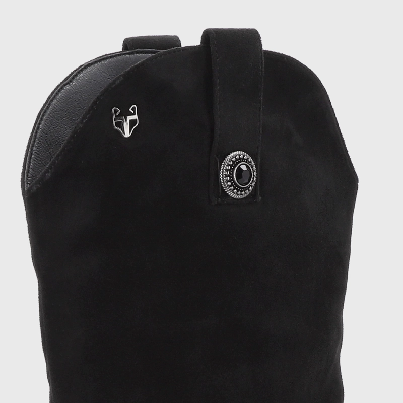 BOTA PLATAFORMA NEGRA MUJER 15039 - 6