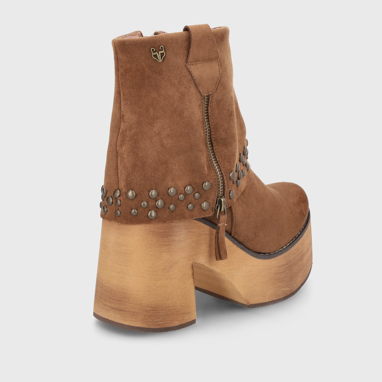 BOTIN PLATAFORMA CAMEL MUJER 15045 - 5