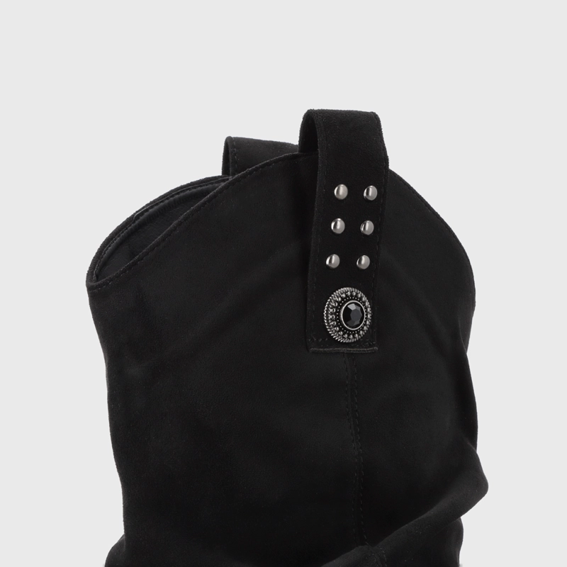 BOTA PLATAFORMA NEGRA MUJER 1509C - 6