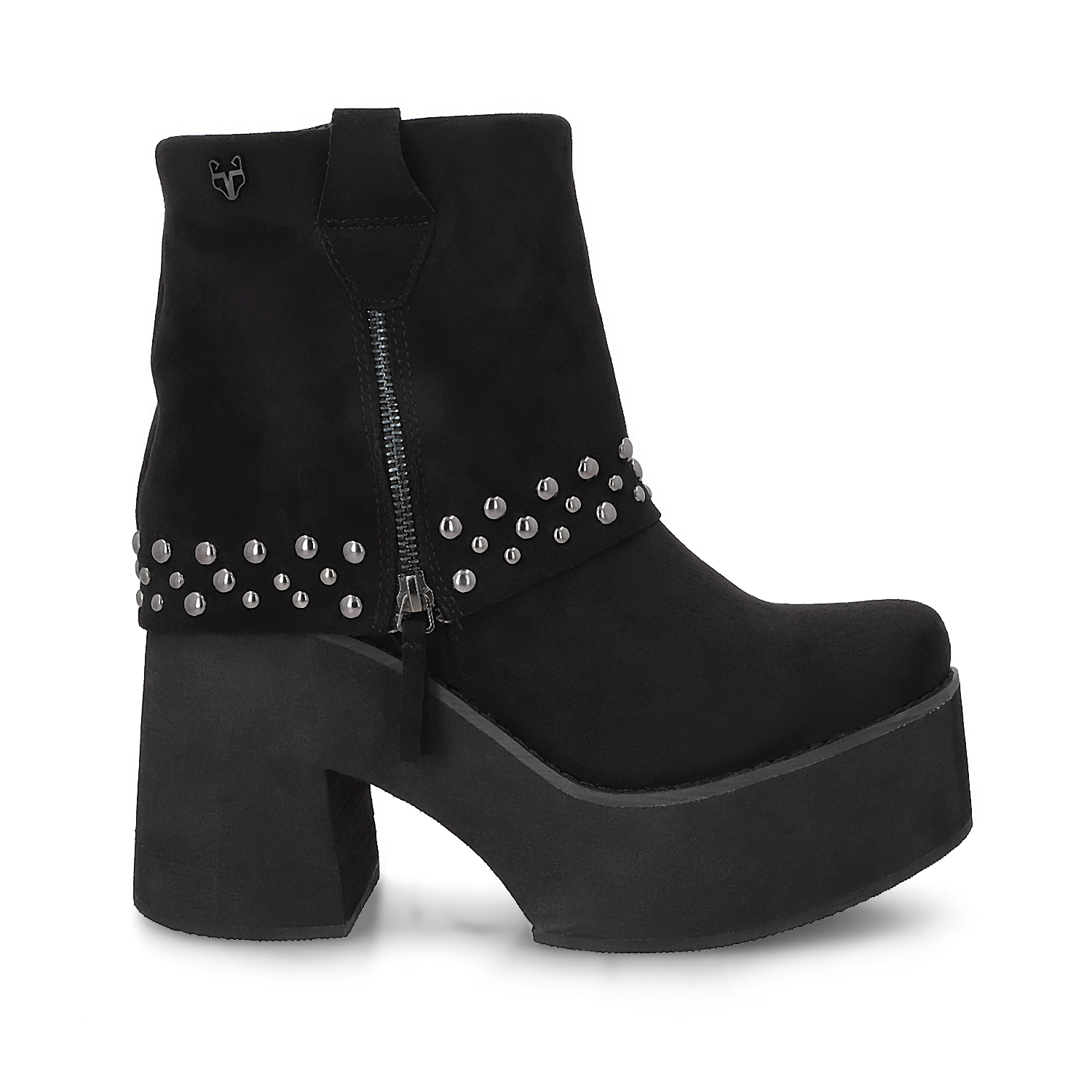 BOTIN PLATAFORMA NEGRO MUJER 15045 - 1