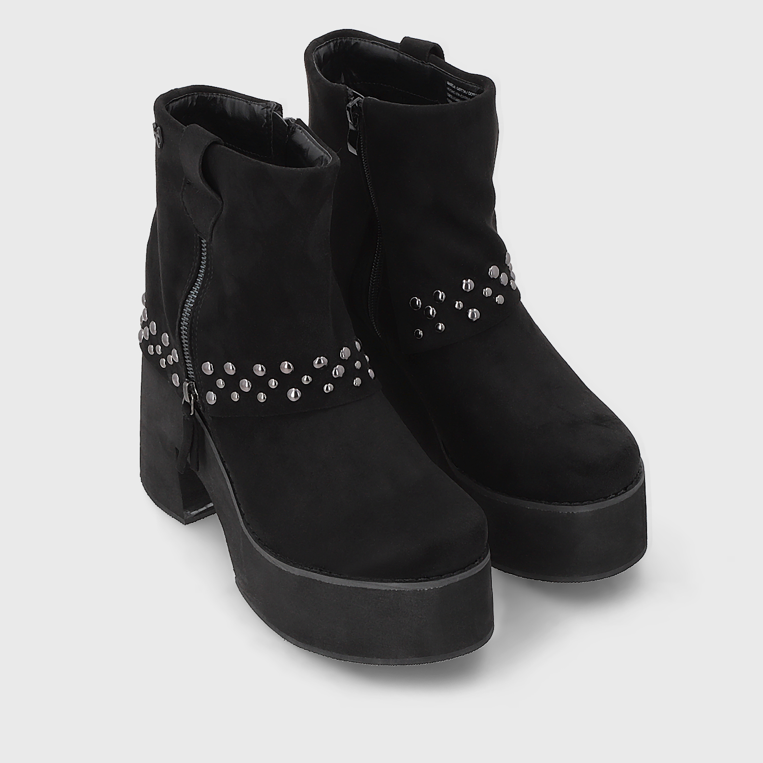 BOTIN PLATAFORMA NEGRO MUJER 15045 - 3