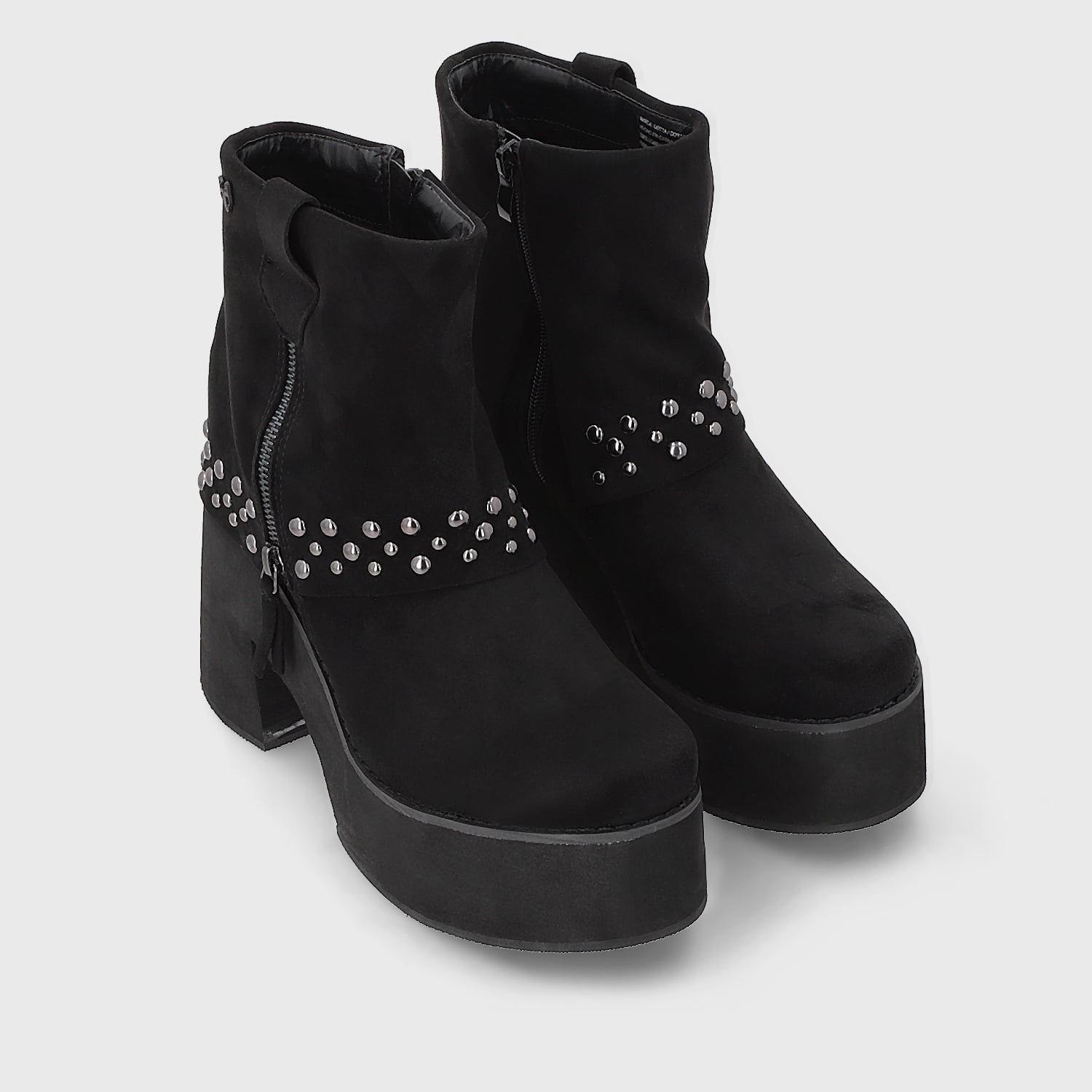 BOTIN PLATAFORMA NEGRO MUJER 15045 - 3