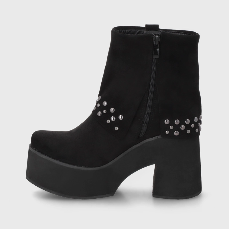 BOTIN PLATAFORMA NEGRO MUJER 15045 - 4