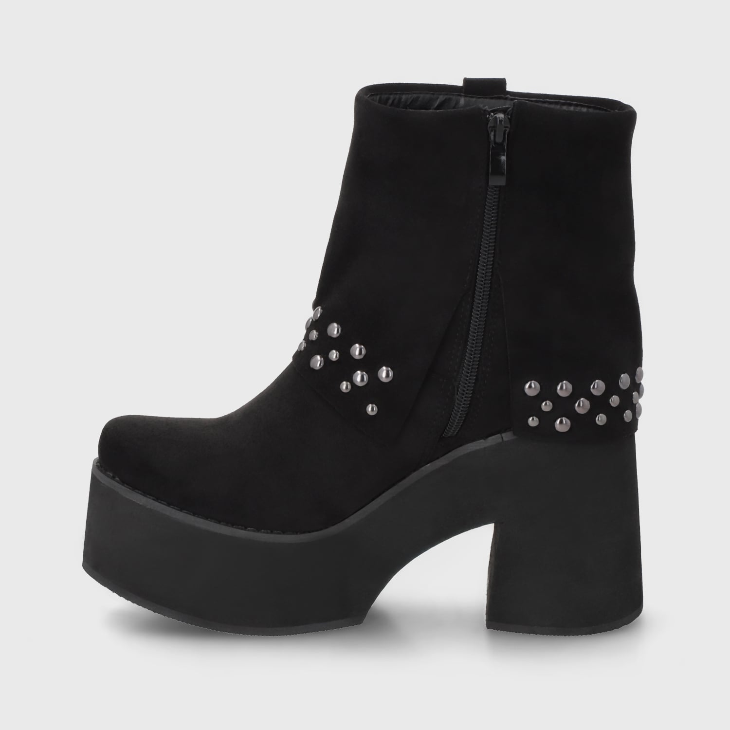 BOTIN PLATAFORMA NEGRO MUJER 15045 - 4