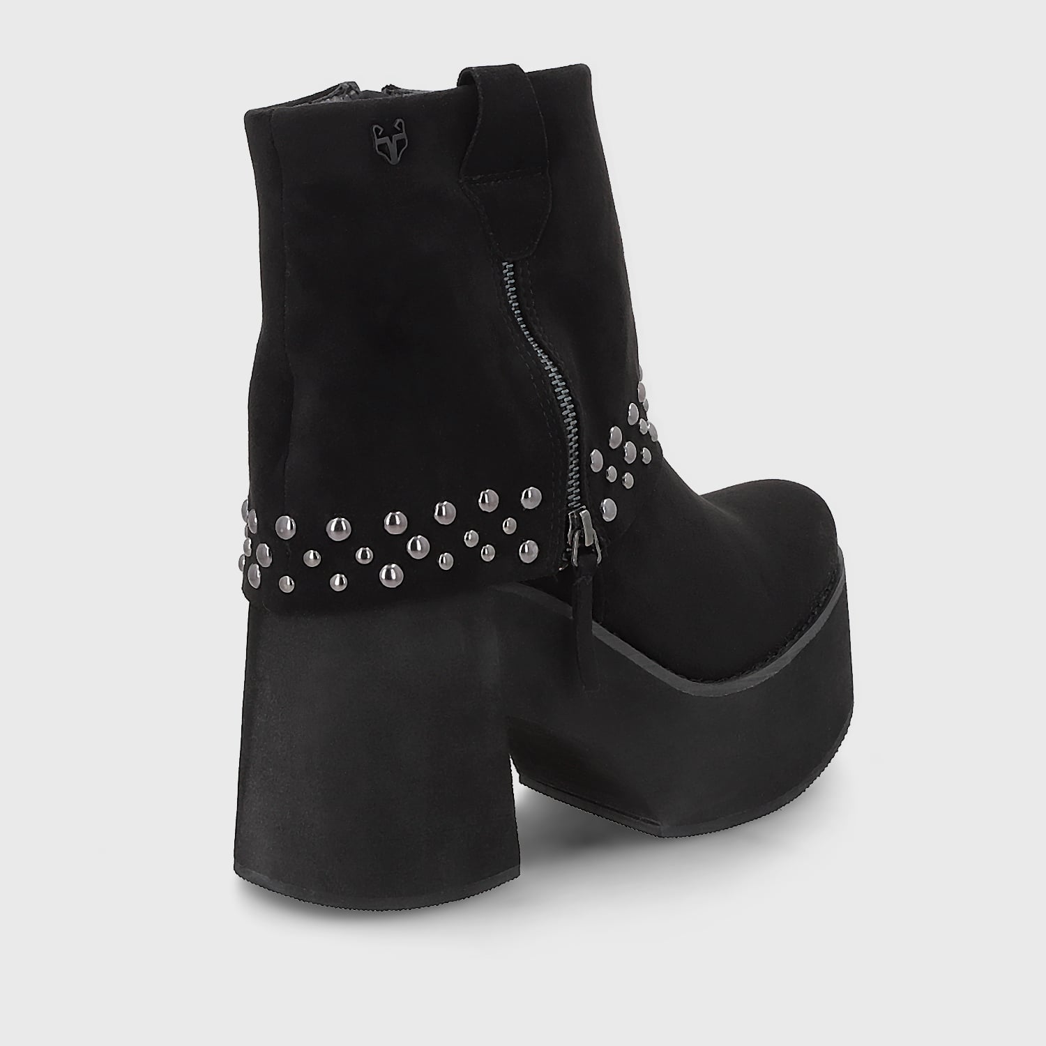 BOTIN PLATAFORMA NEGRO MUJER 15045 - 5