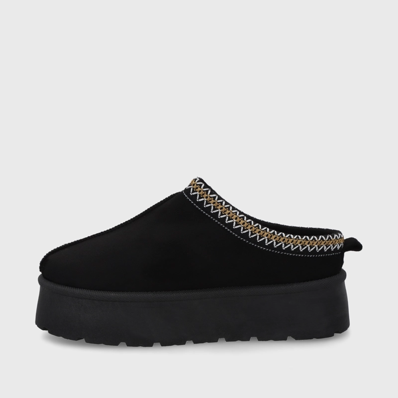 PANTUFLA PLATAFORMA NEGRA MUJER 48112 - 4