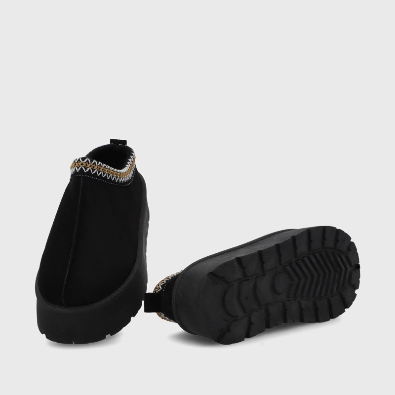 PANTUFLA PLATAFORMA NEGRA MUJER 48112 - 7