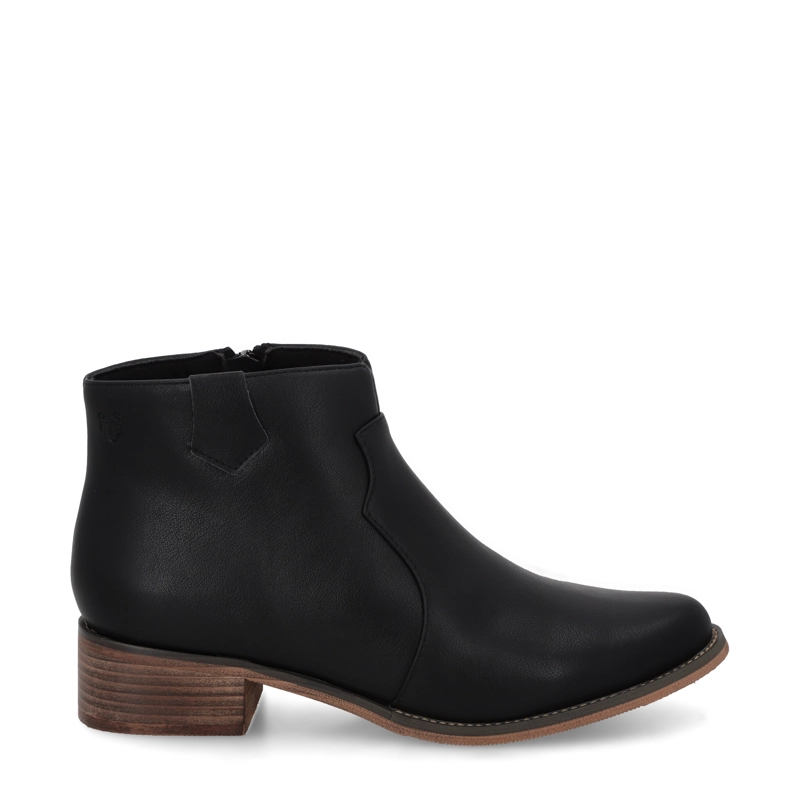 BOTIN PLANO NEGRO MUJER 13556 - 1