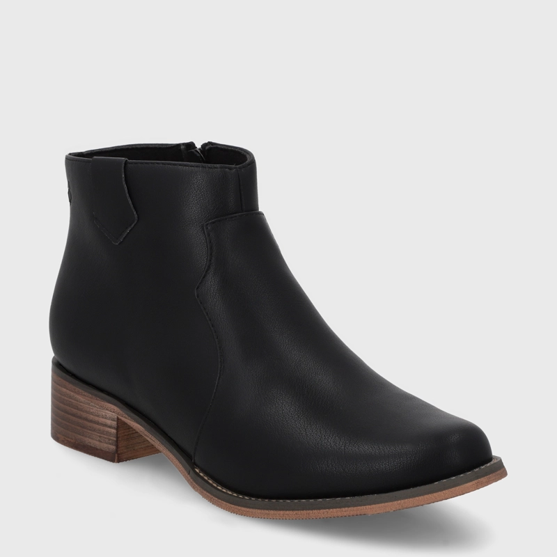 BOTIN PLANO NEGRO MUJER 13556 - 2