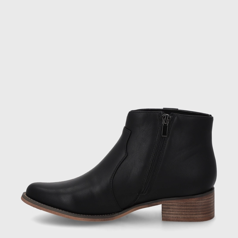 BOTIN PLANO NEGRO MUJER 13556 - 4