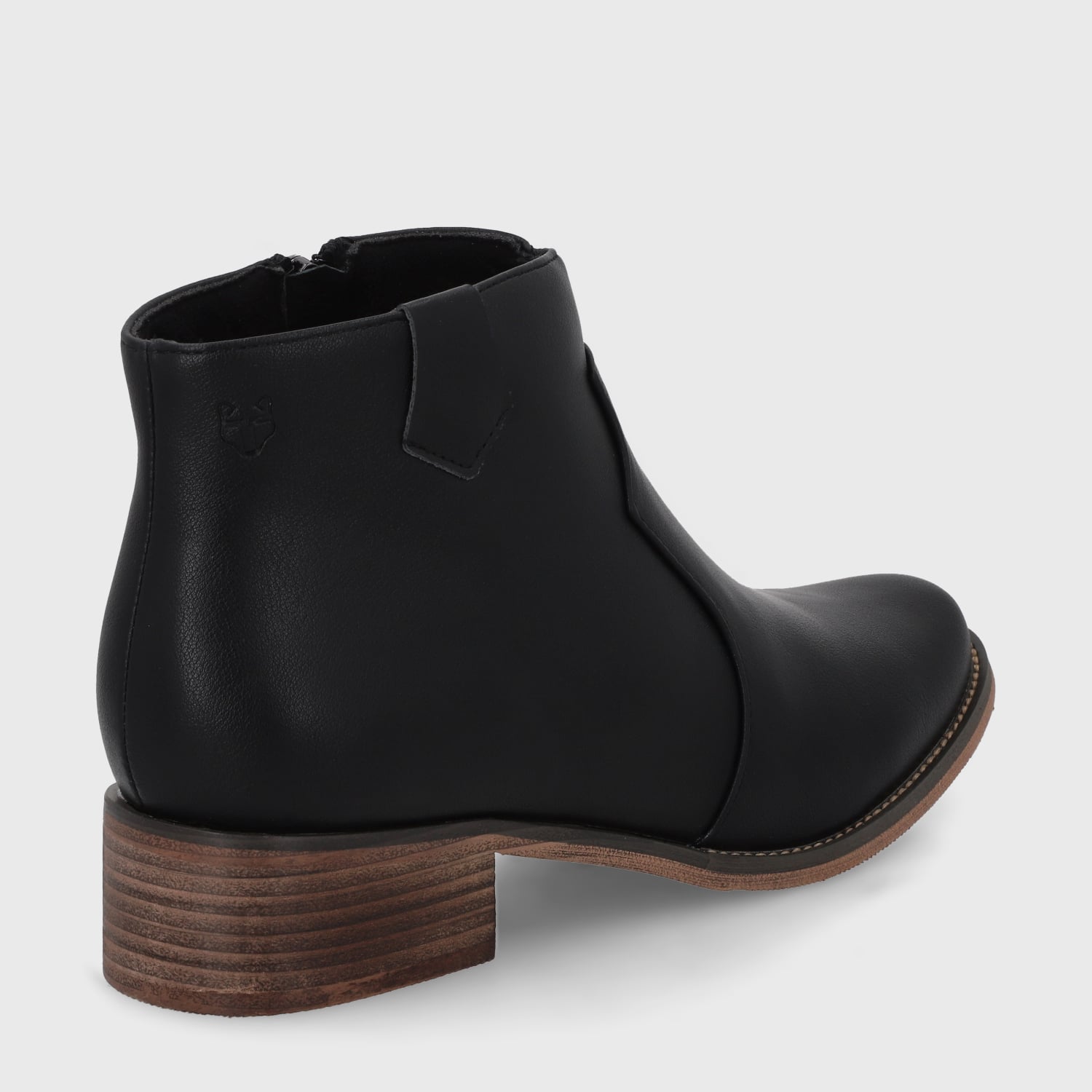BOTIN PLANO NEGRO MUJER 13556 - 5