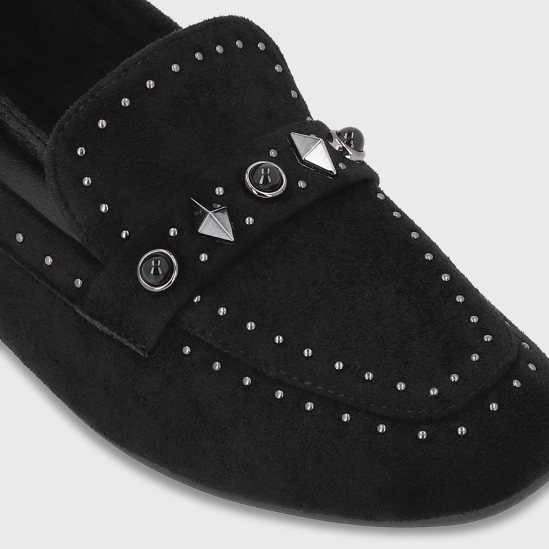 ZAPATO PLANO NEGRO MUJER 54030 - 6
