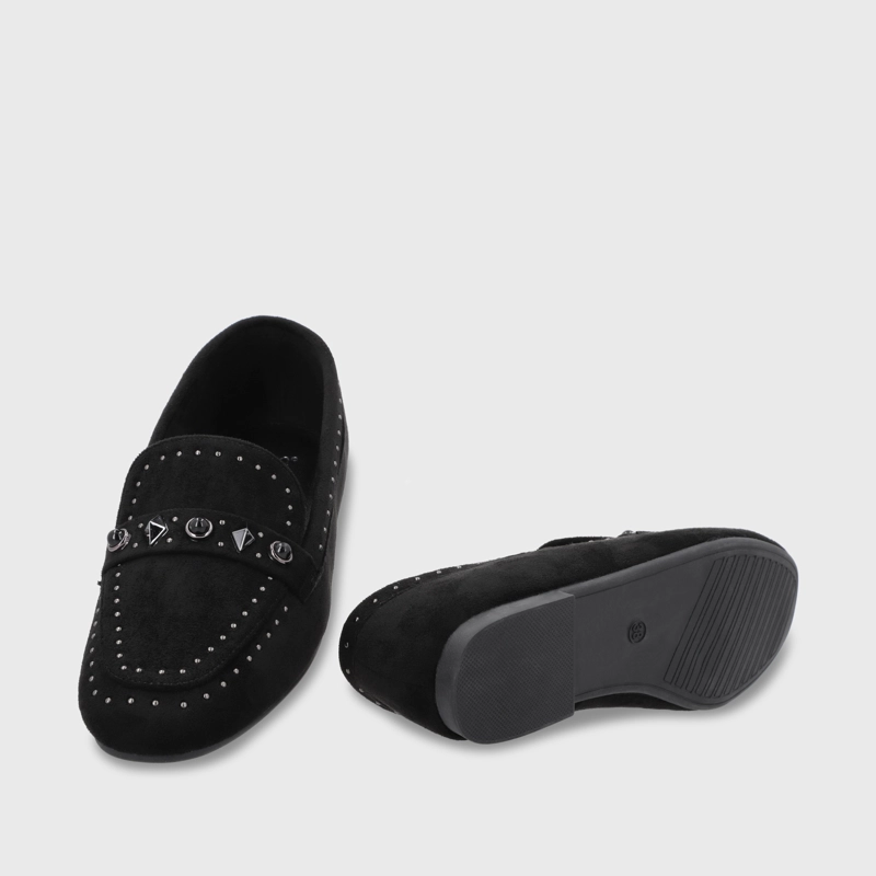 ZAPATO PLANO NEGRO MUJER 54030 - 7
