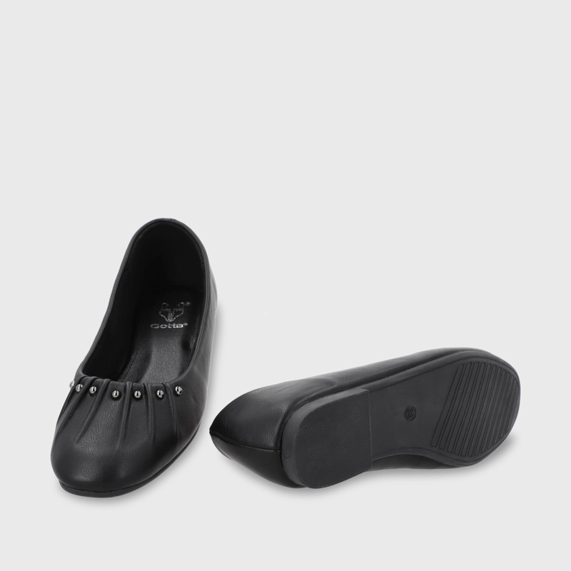 BALLERINA PLANO NEGRO MUJER 54040 - 7