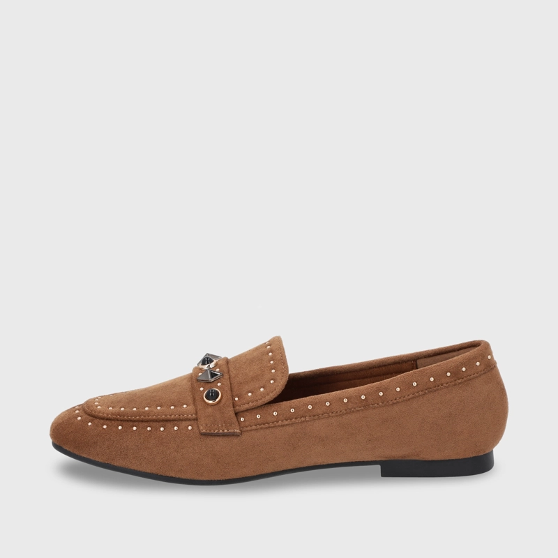 ZAPATO PLANO CAMEL MUJER 54030 - 4