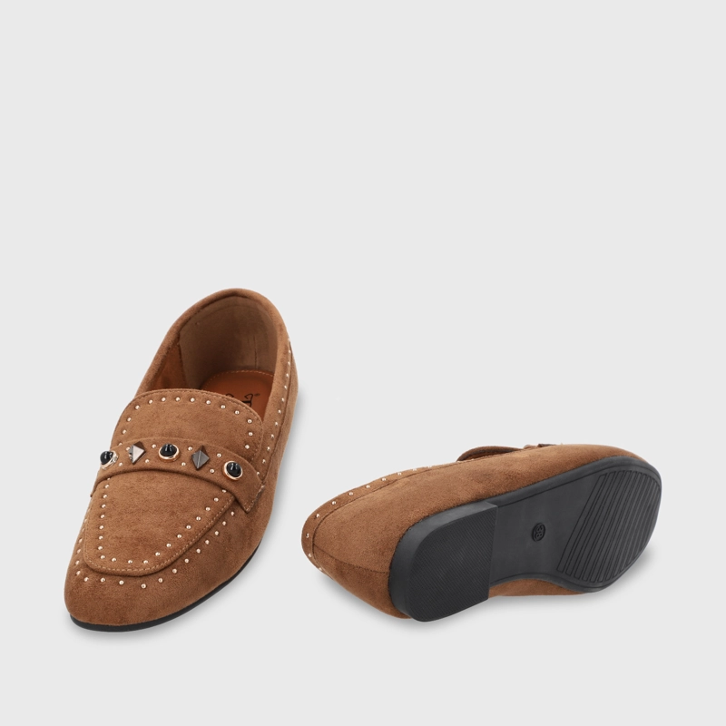 ZAPATO PLANO CAMEL MUJER 54030 - 7