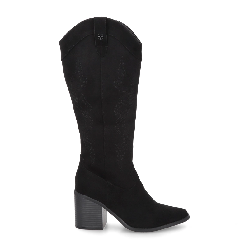 BOTA TACO NEGRA MUJER 53782 - 1