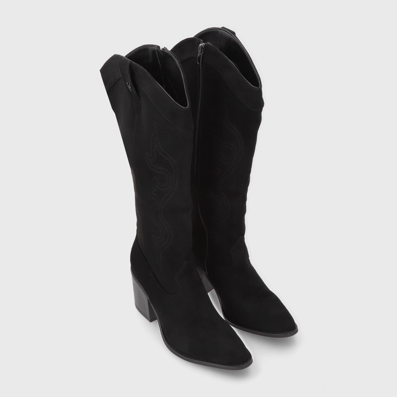 BOTA TACO NEGRA MUJER 53782 - 3