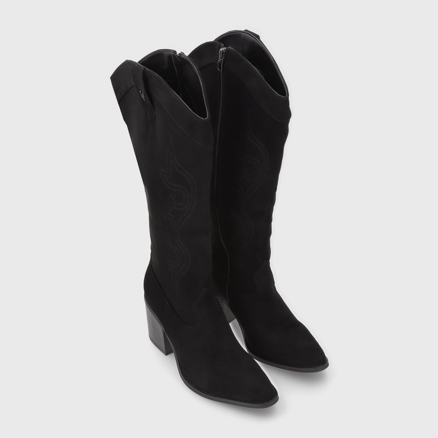 BOTA TACO NEGRA MUJER 53782 - 3