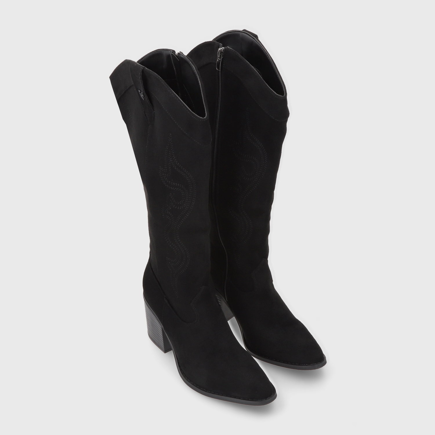 BOTA TACO NEGRA MUJER 53782 - 3