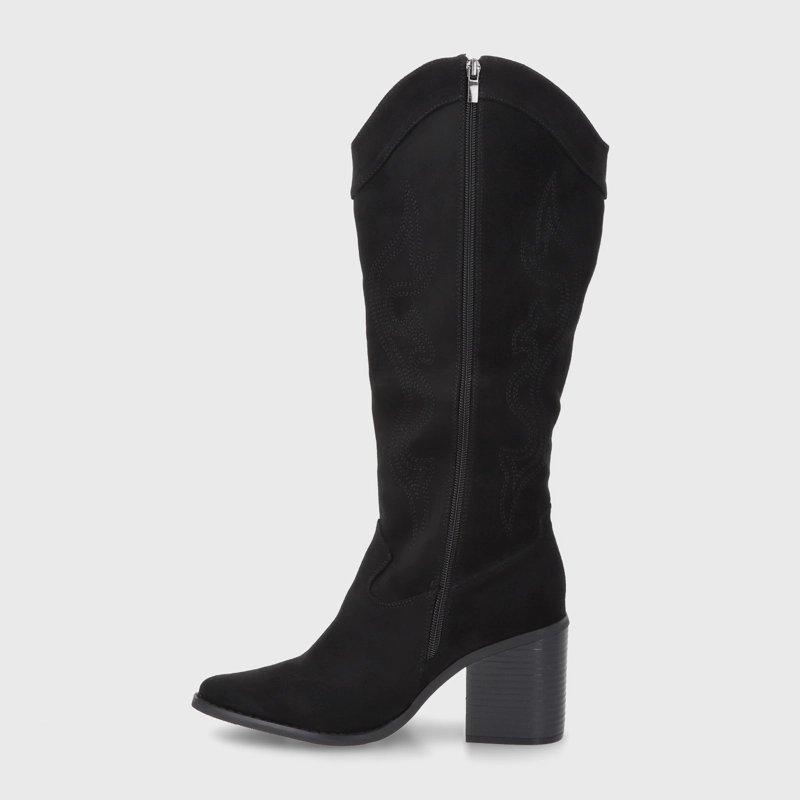 BOTA TACO NEGRA MUJER 53782 - 4