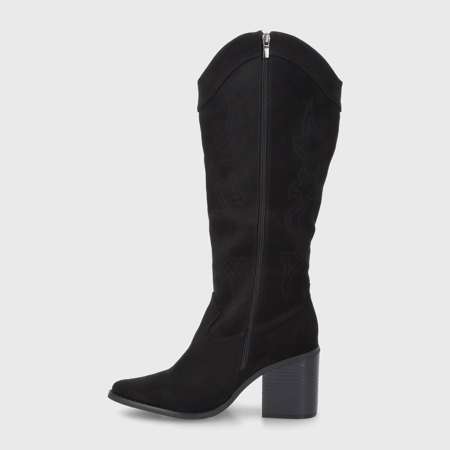 BOTA TACO NEGRA MUJER 53782 - 4