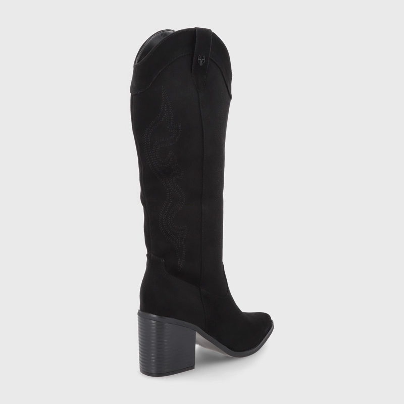 BOTA TACO NEGRA MUJER 53782 - 5
