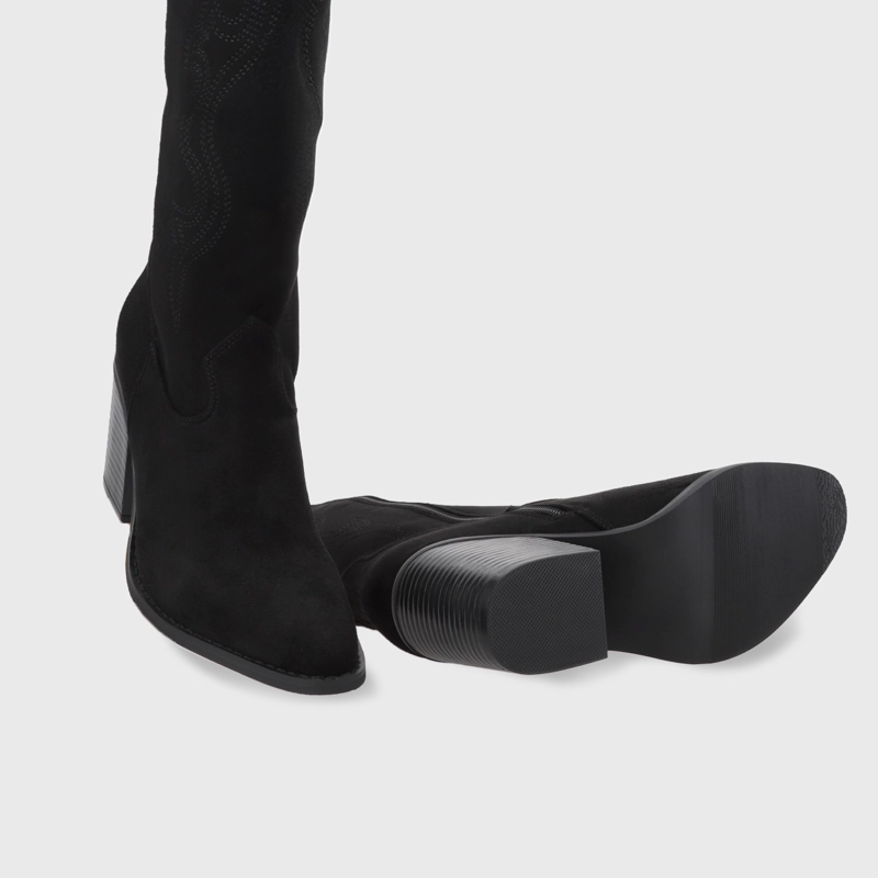 BOTA TACO NEGRA MUJER 53782 - 7
