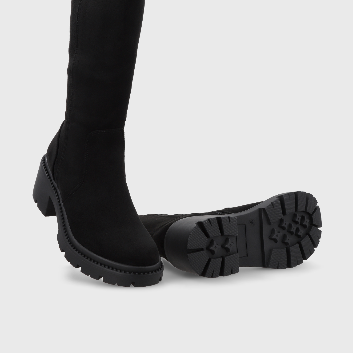 BOTA TACO NEGRA MUJER 45748 - 7