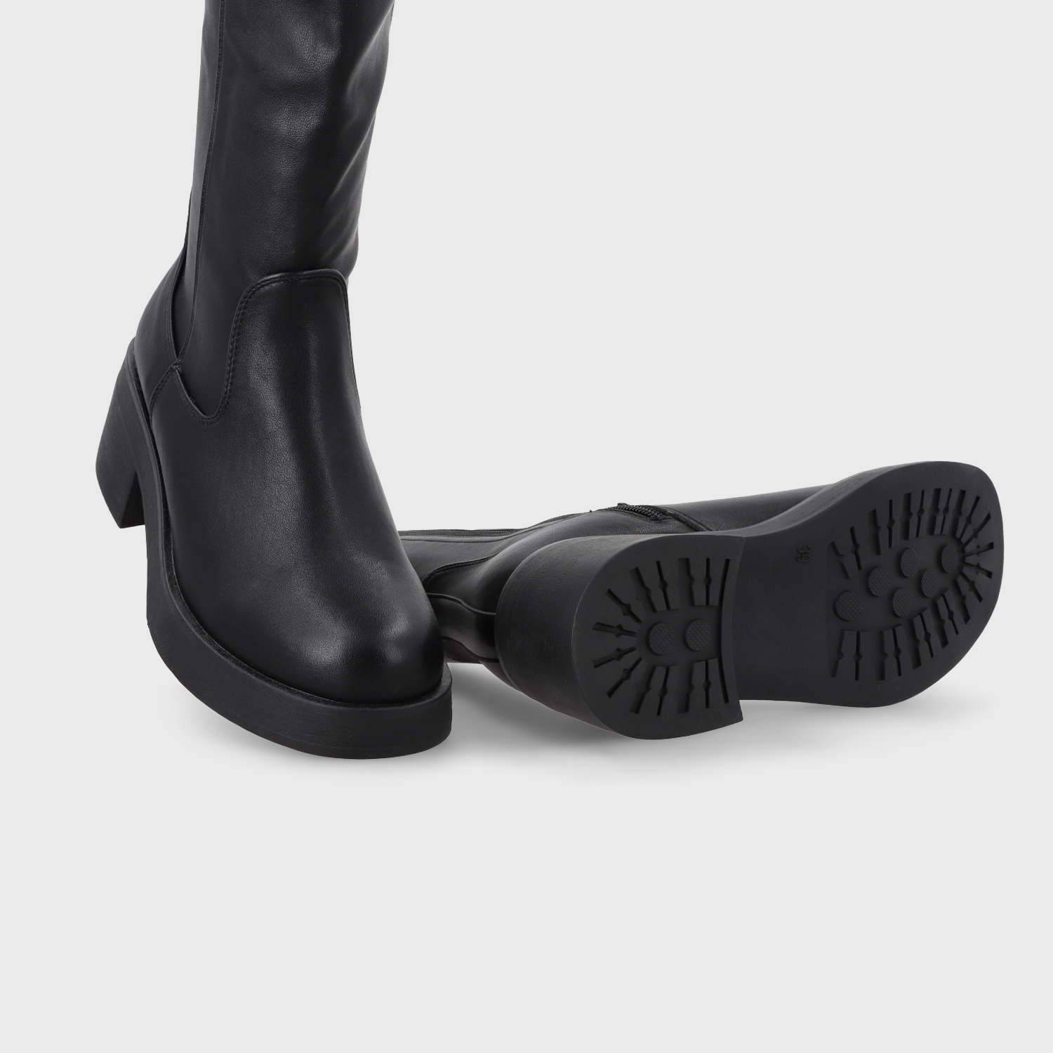 BOTA TACO NEGRA MUJER 55251 - 7