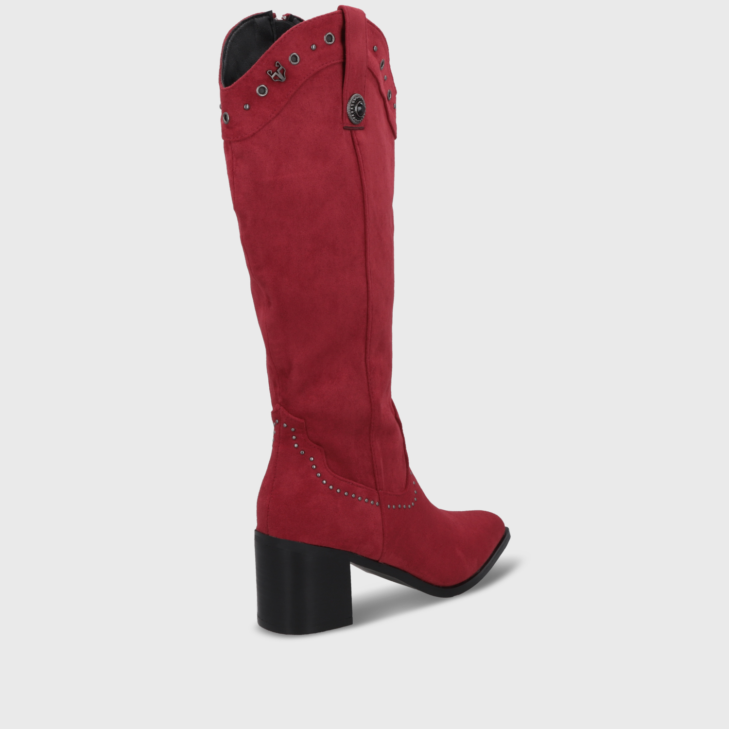 BOTA TACO ROJA MUJER 55301 - 5