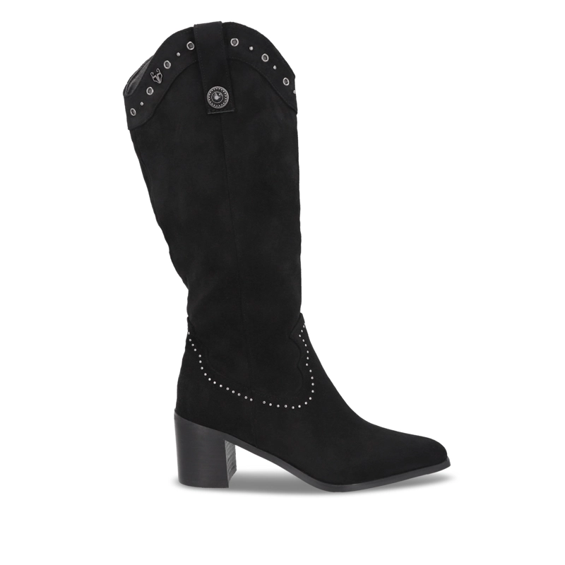 BOTA TACO NEGRA MUJER 55301 - 1