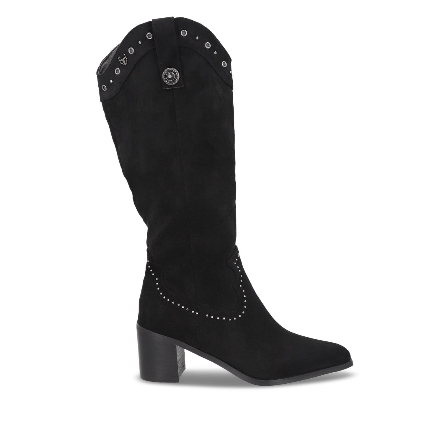 BOTA TACO NEGRA MUJER 55301 - 1