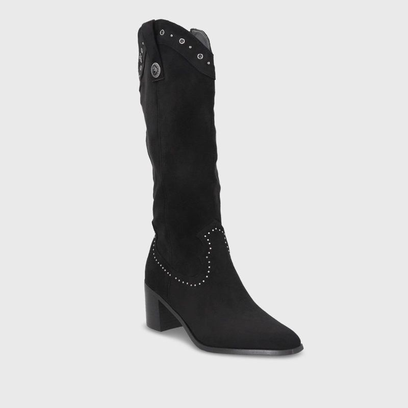BOTA TACO NEGRA MUJER 55301 - 2