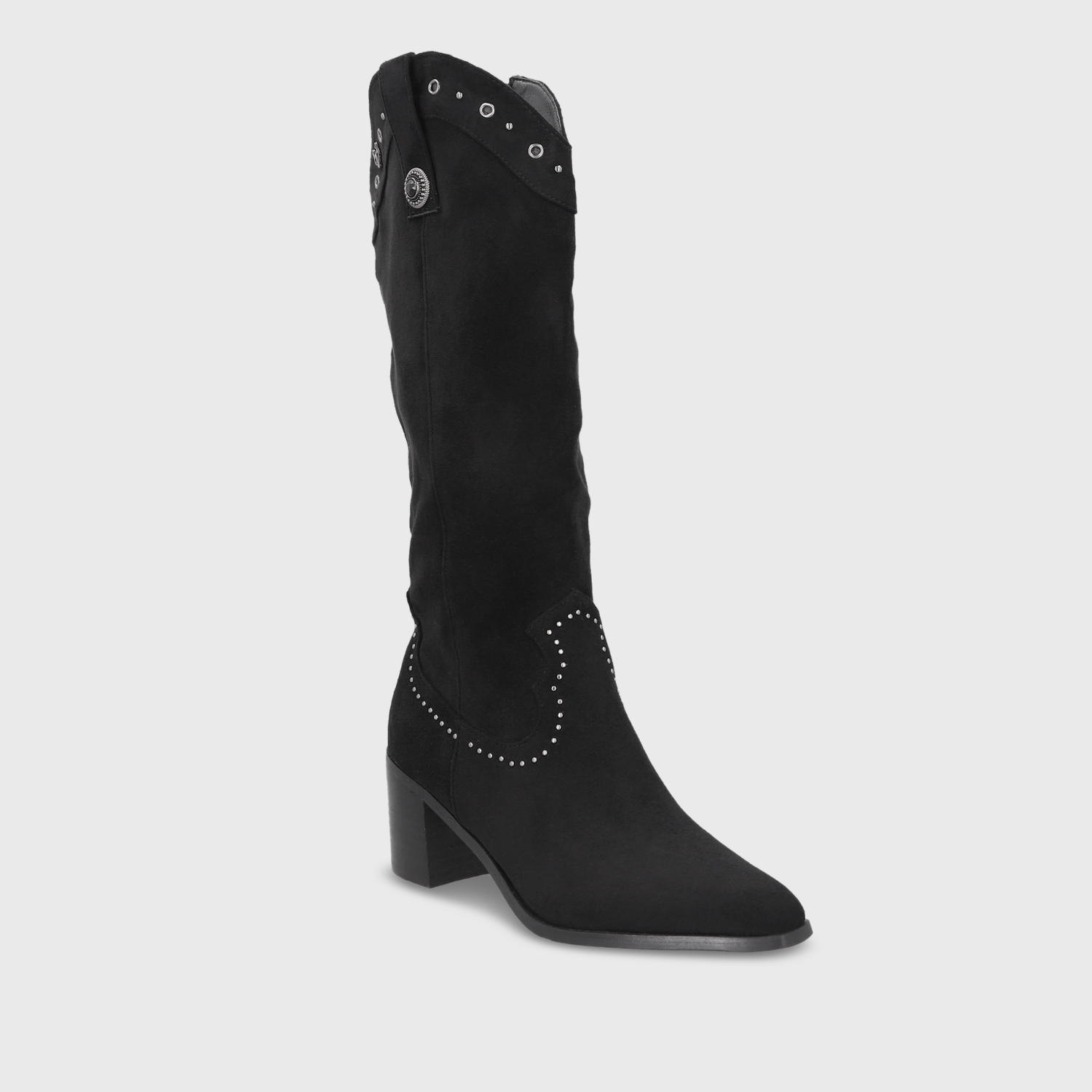 BOTA TACO NEGRA MUJER 55301 - 2