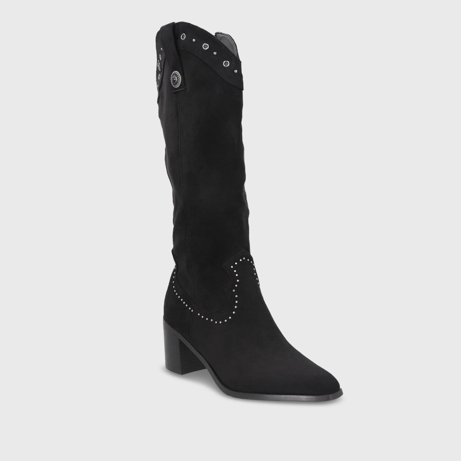 BOTA TACO NEGRA MUJER 55301 - 2