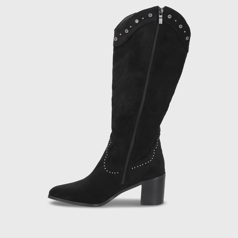 BOTA TACO NEGRA MUJER 55301 - 4