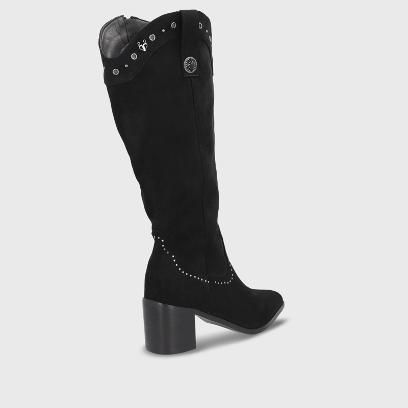 BOTA TACO NEGRA MUJER 55301 - 5