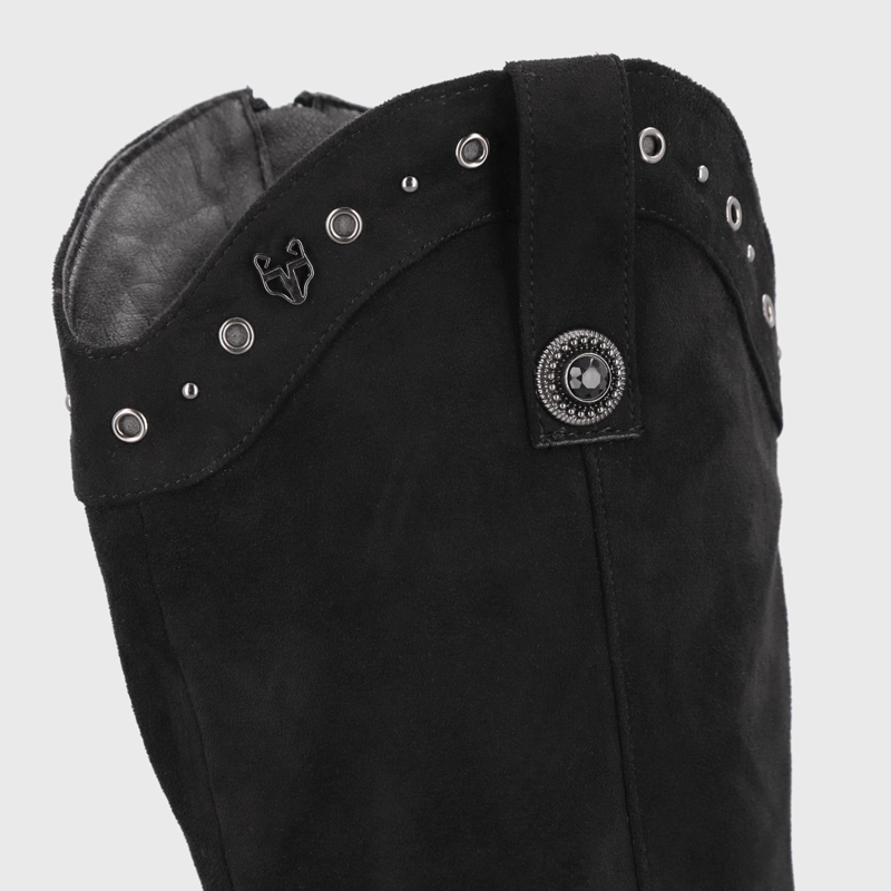 BOTA TACO NEGRA MUJER 55301 - 6