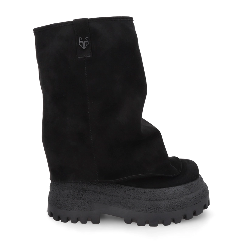 BOTA PLATAFORMA NEGRA MUJER 55291 - 1