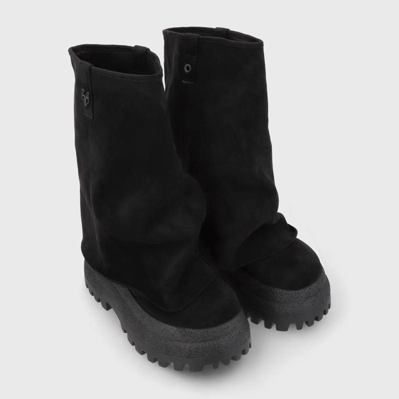 BOTA PLATAFORMA NEGRA MUJER 55291 - 3
