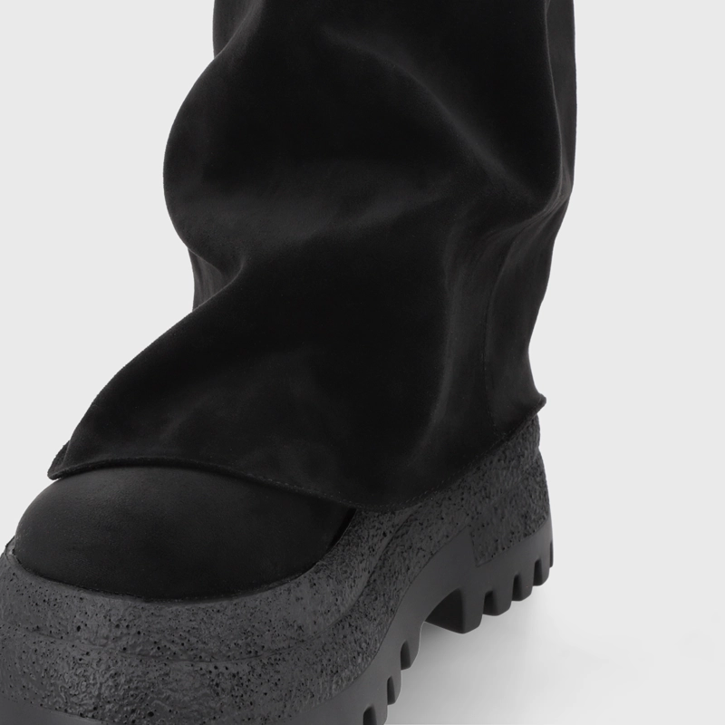 BOTA PLATAFORMA NEGRA MUJER 55291 - 6