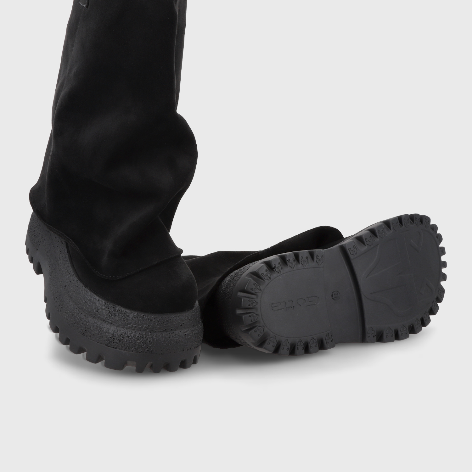 BOTA PLATAFORMA NEGRA MUJER 55291 - 7