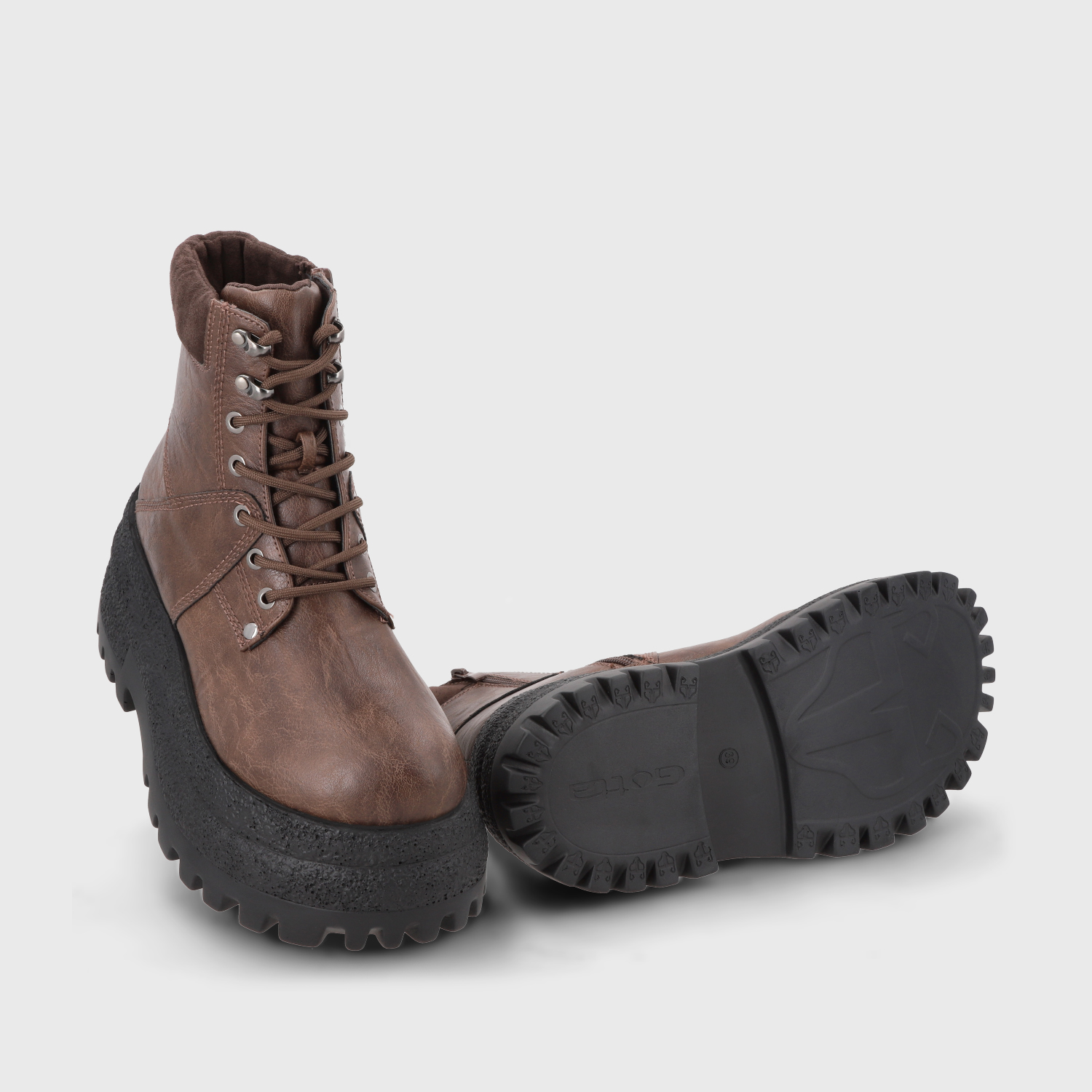 BOTIN PLATAFORMA CAFE MUJER 55290 - 7