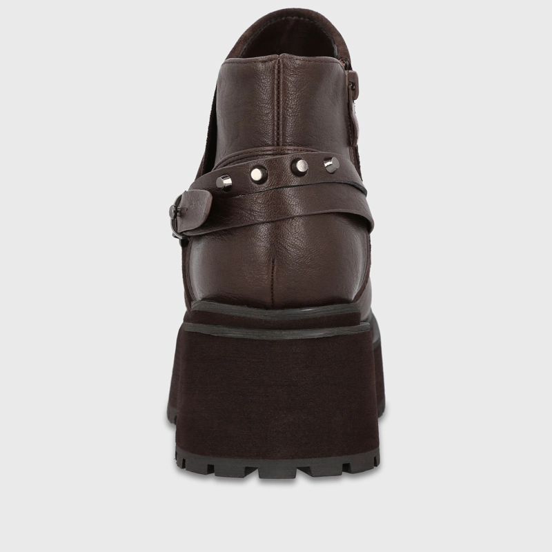 BOTIN PLATAFORMA CAFE  MUJER 1509B - 5